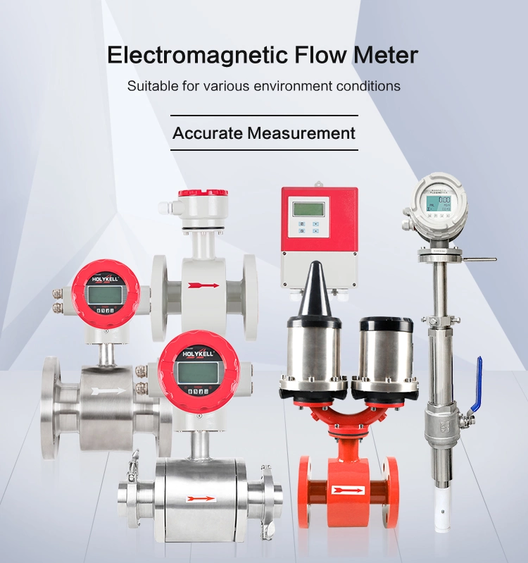 Low Cost Electromagnetic Flowmeter, China Supplier 4-20mA Output Digital Magnetic Water Flow Meter Price