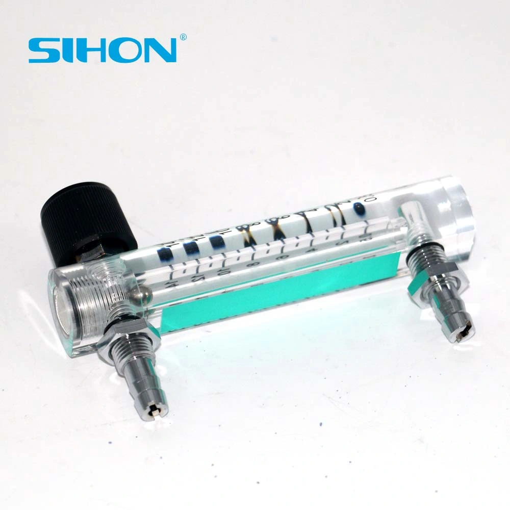 1 to 14L/Min Acrylic Flow Meter for Oxygen Used in Gas