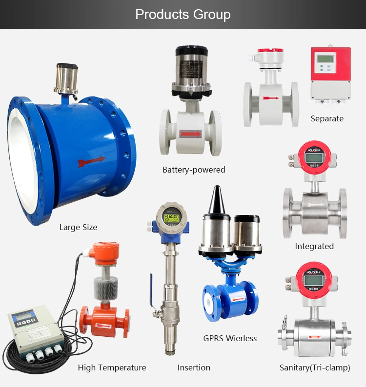 Low Cost Electromagnetic Flowmeter, China Supplier 4-20mA Output Digital Magnetic Water Flow Meter Price