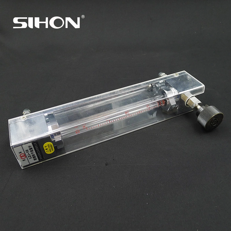 Sihon Glass Rotameter Lzj-10 Gas Liquid Air Water Rotameter with Complete Specifications