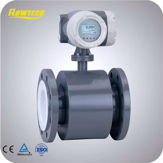 Magnetic Flow Meter Clamp Electromagnetic Flowmeter Modbus Water Flow Meter