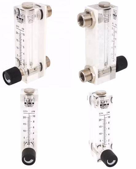 Corrosion Proof Anti Corrosive Metal Tube Digital Oil Flow Meter Glass Rotameter